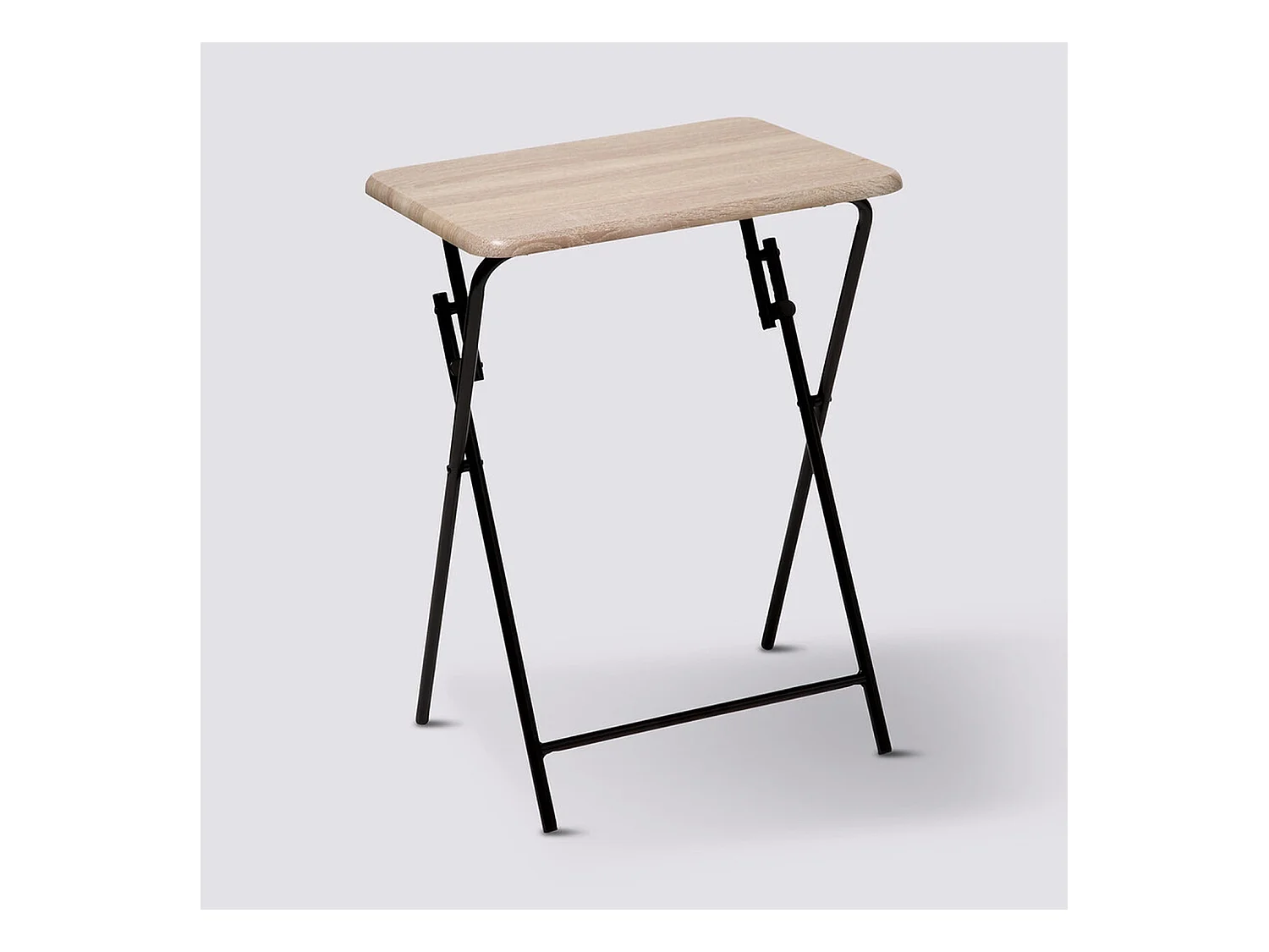 Table de Camping Pliante "Wood" 66cm Gris