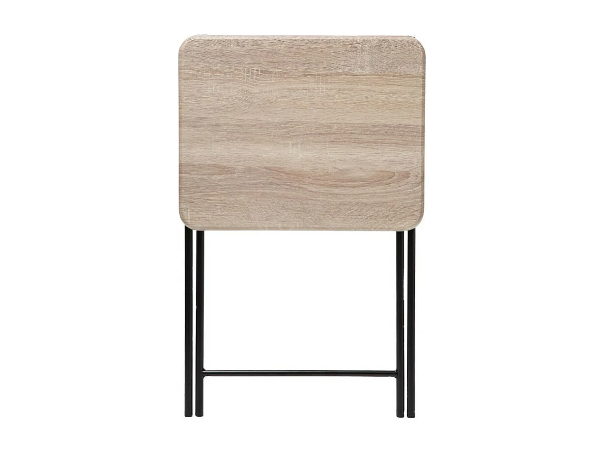 Table de Camping Pliante "Wood" 66cm Gris