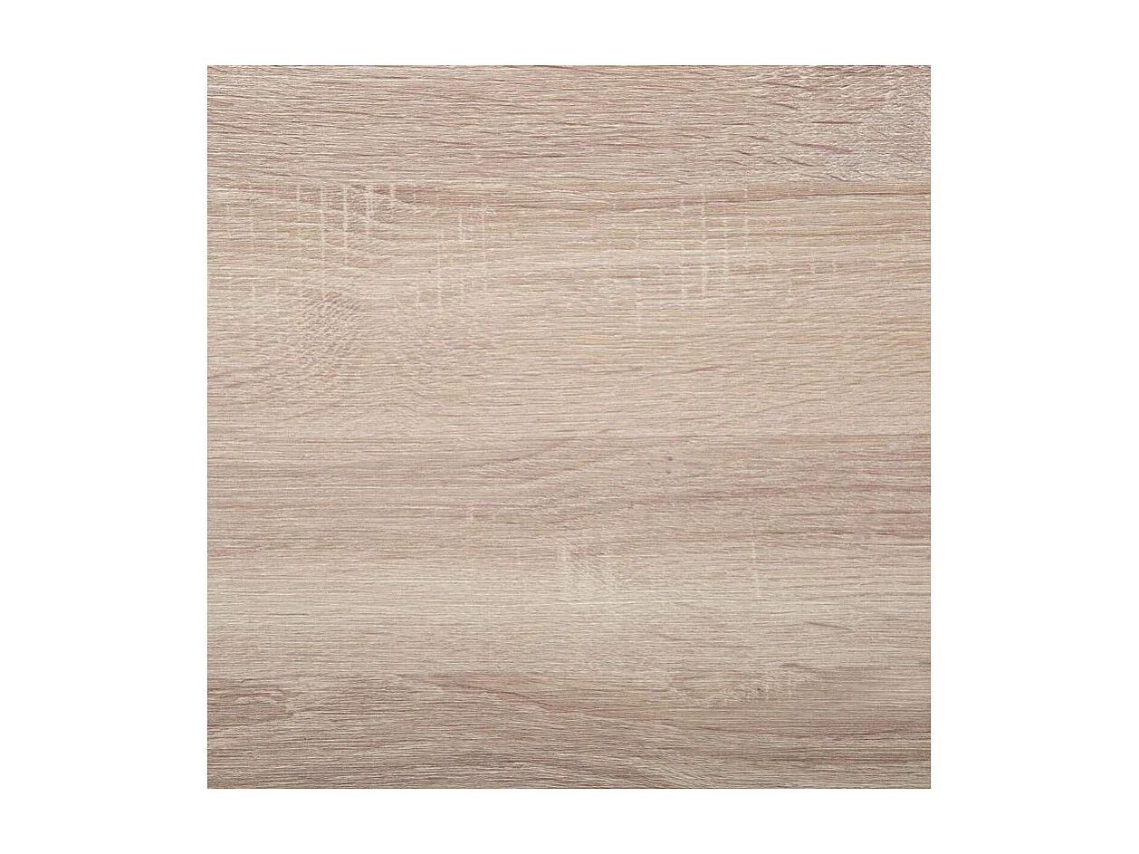 Table d'appoint pliante en bois et métal Grey - L. 48 x H. 65 cm - Marron