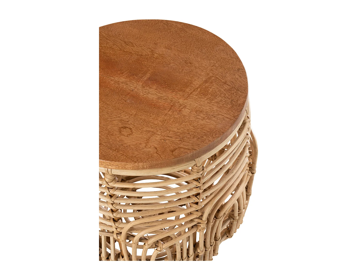 Lot de 2 Tables Gigognes "Ellen" 50cm Naturel