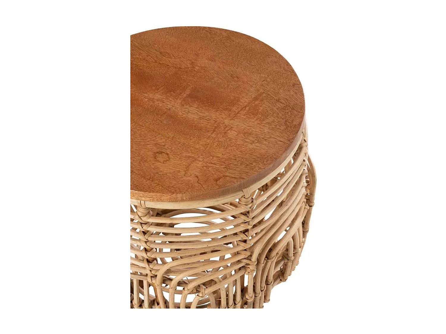 Lot de 2 Tables Gigognes "Ellen" 50cm Naturel