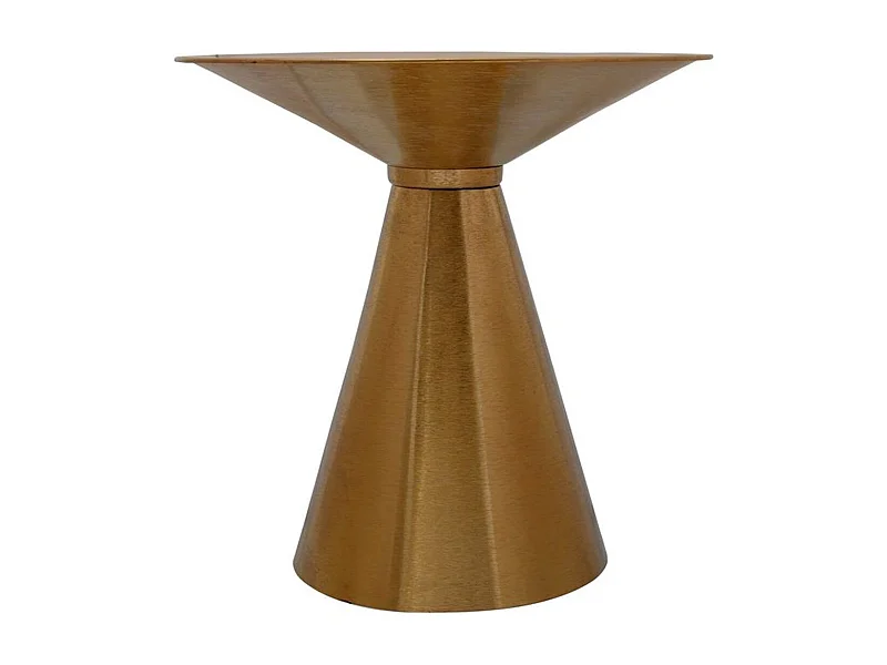 Table d'Appoint Design "Marsala" 45cm Or