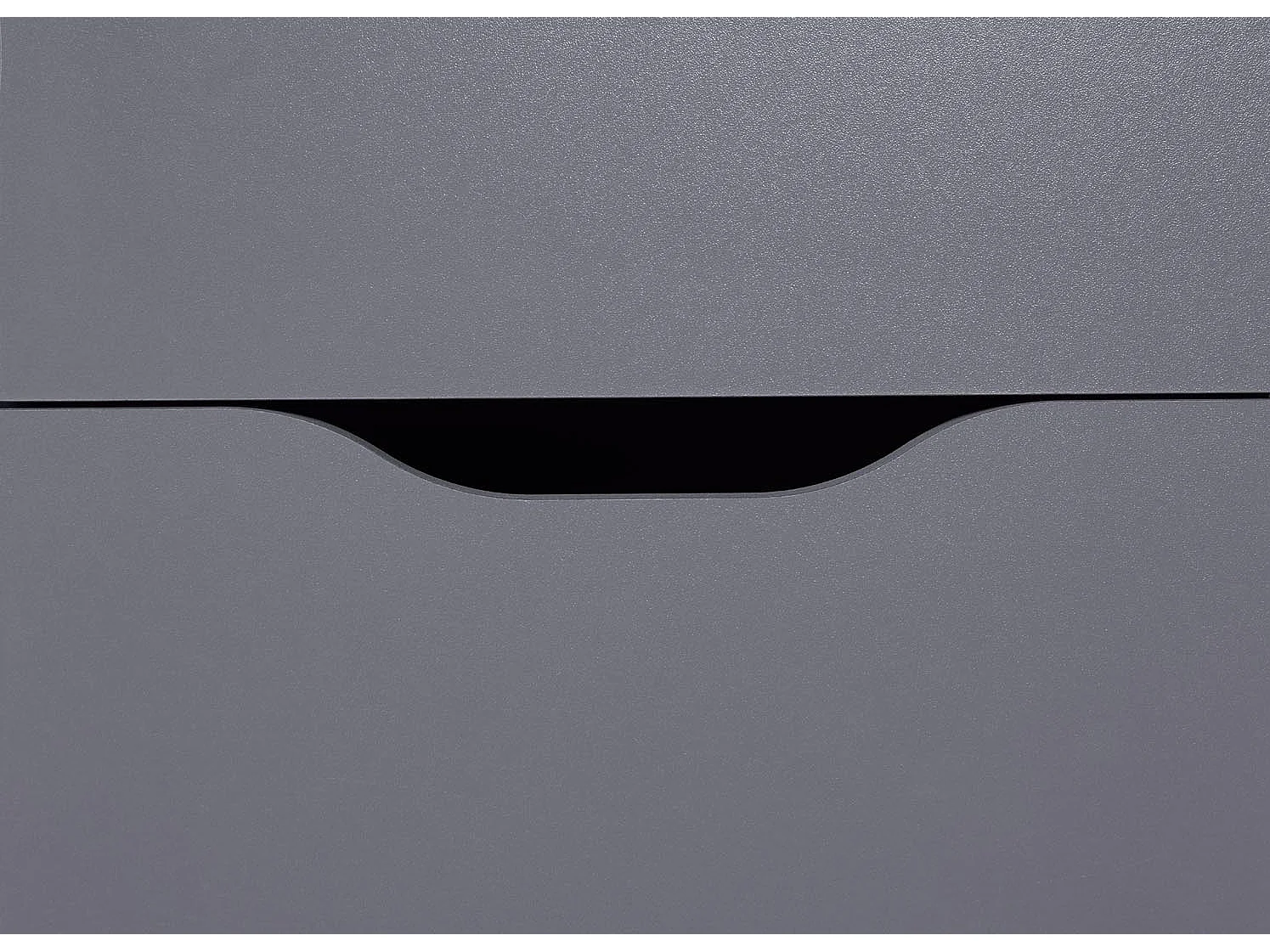 Commode 2 Portes & 4 Tiroirs "Litania" 122cm Gris