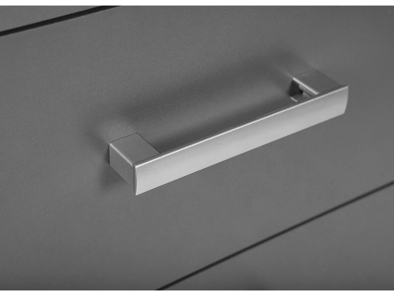 Commode 3 Tiroirs Design "Azio" 71cm Gris