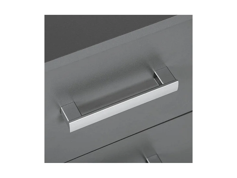 Elenzio Kommode 6 Schubladen grau.