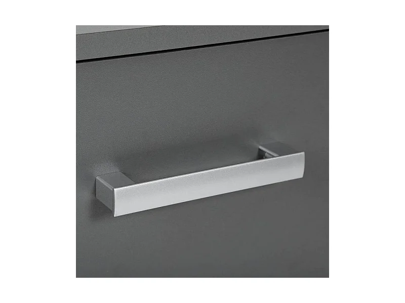 Elenzio Kommode 6 Schubladen grau.