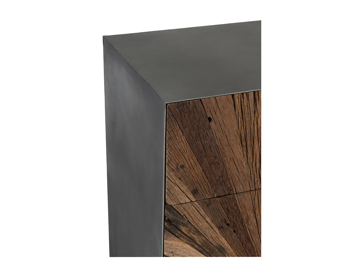 Commode 5 Tiroirs en Bois "Shanil" 110cm Marron