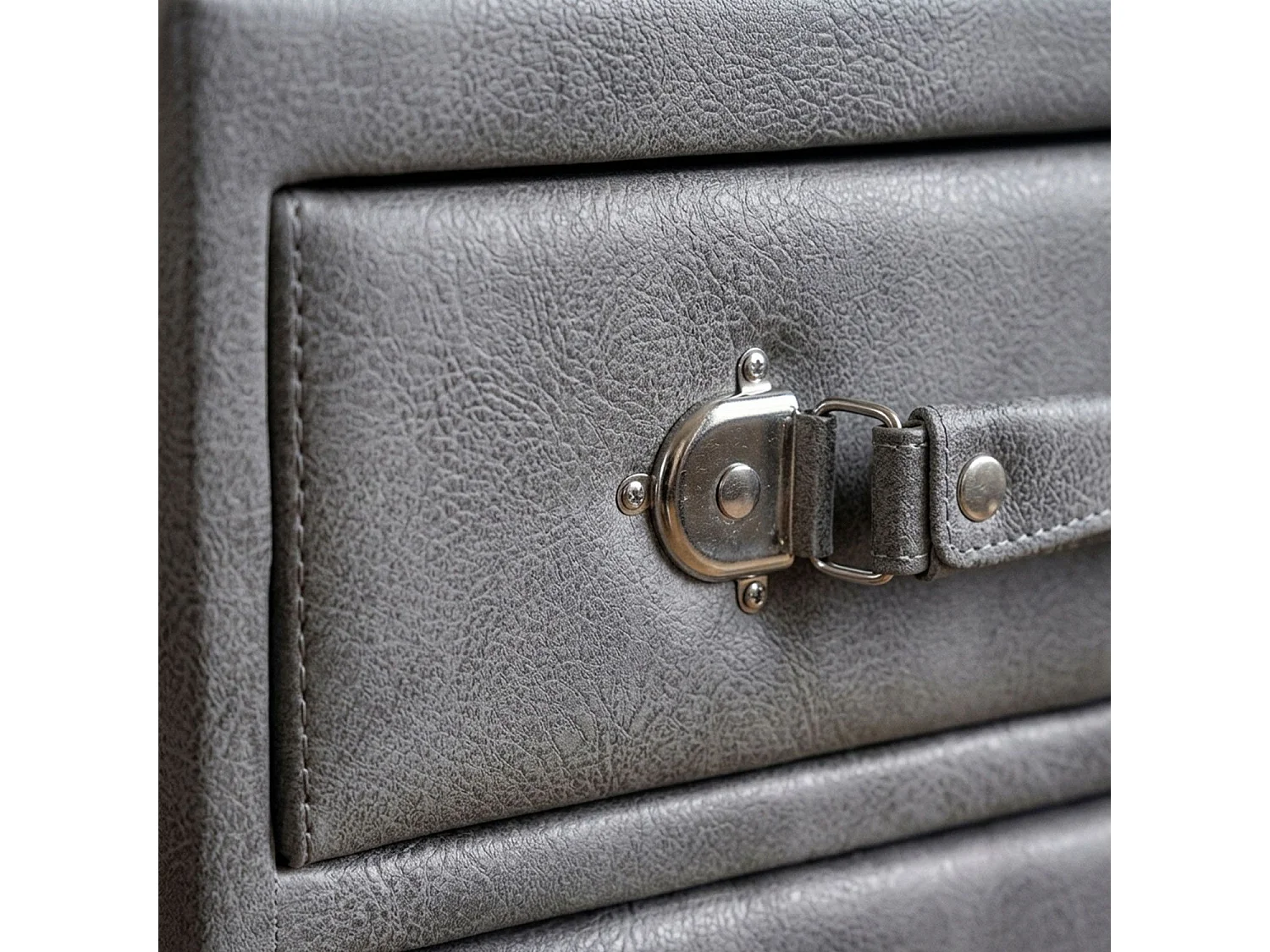 Commode 3 Tiroirs "Strano" 78cm Gris