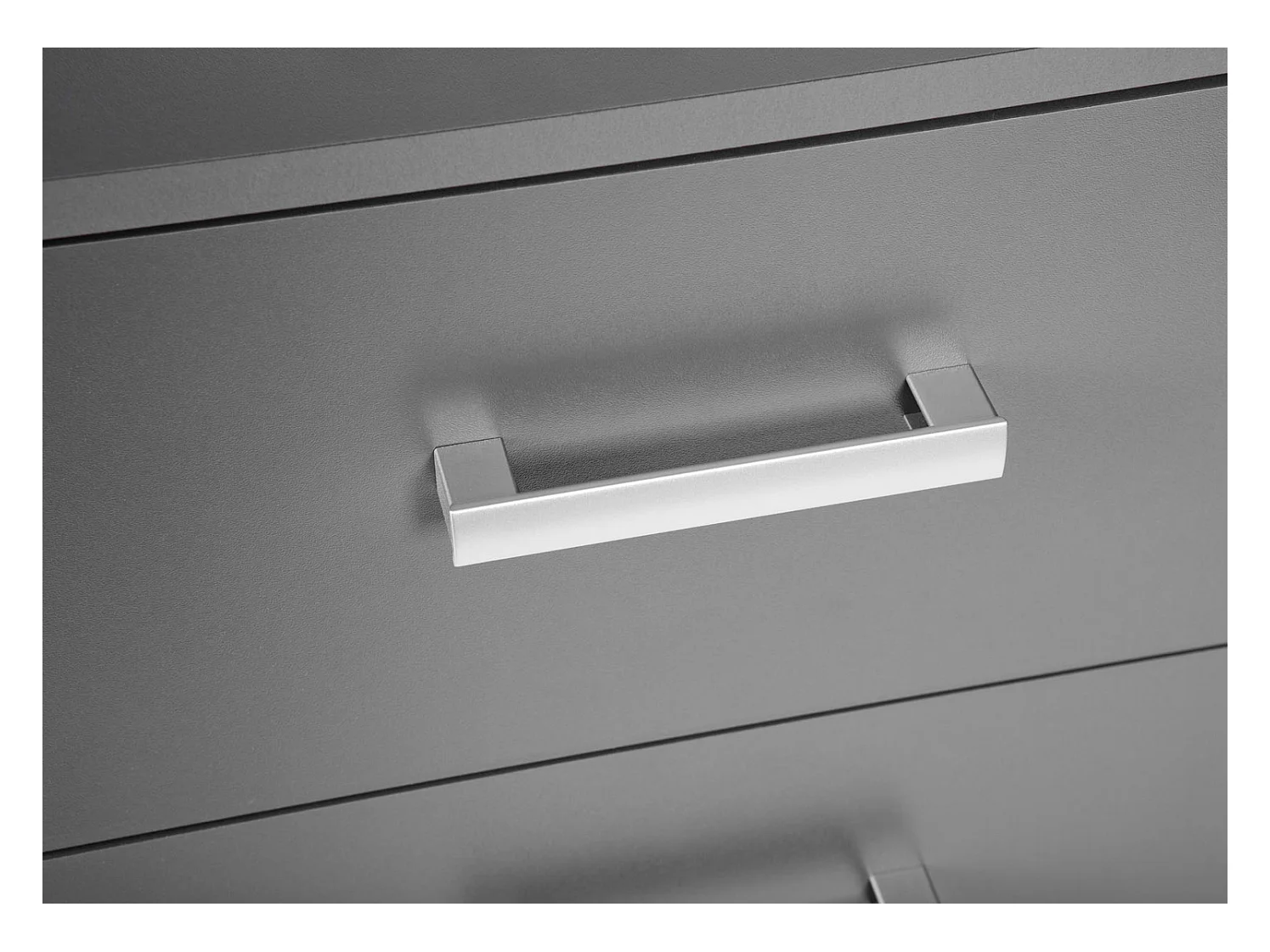 Reta grafietgrijs opbergmeubel met 4 lades 42 cm