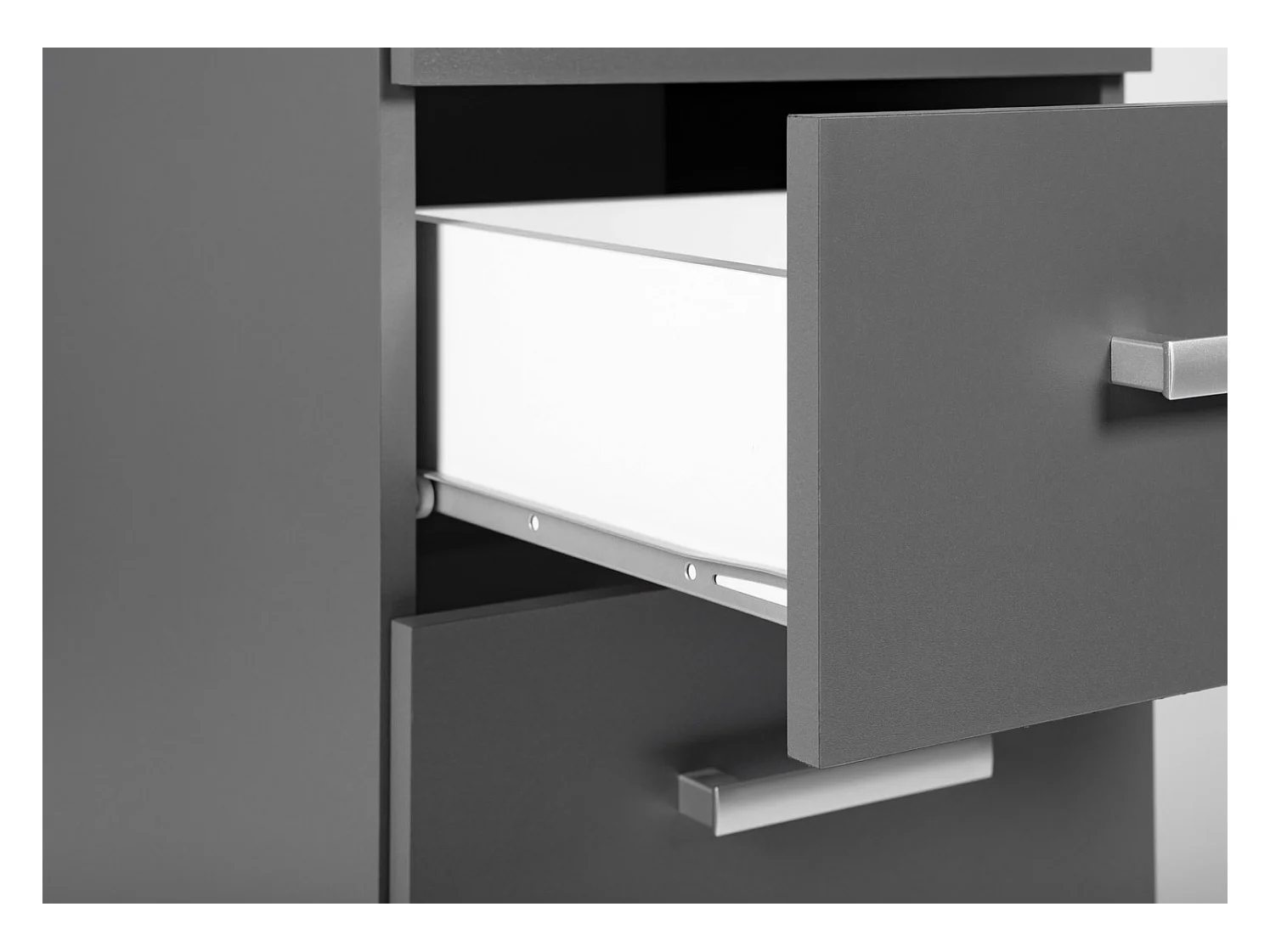 Reta grafietgrijs opbergmeubel met 4 lades 42 cm