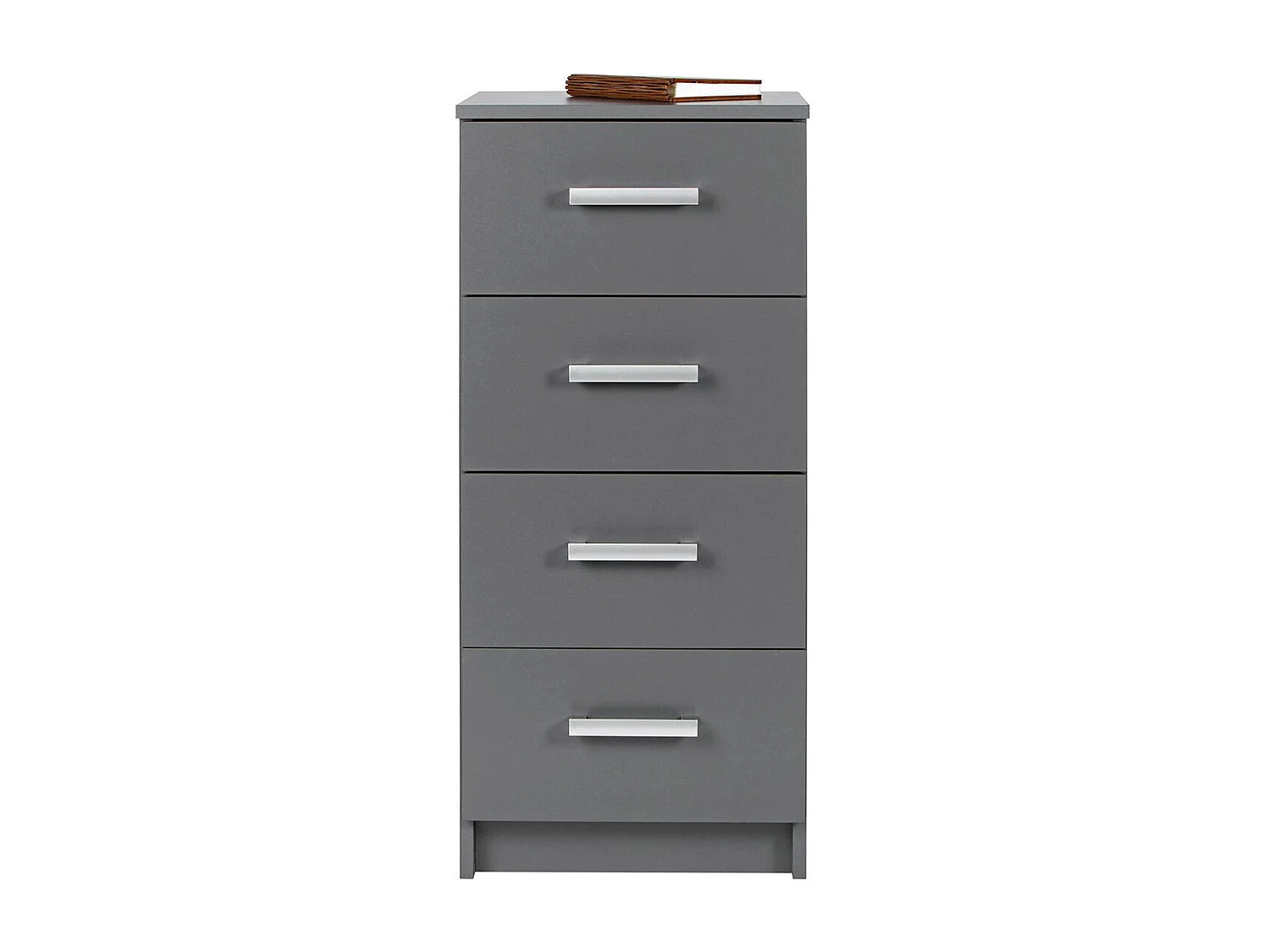 Reta grafietgrijs opbergmeubel met 4 lades 42 cm