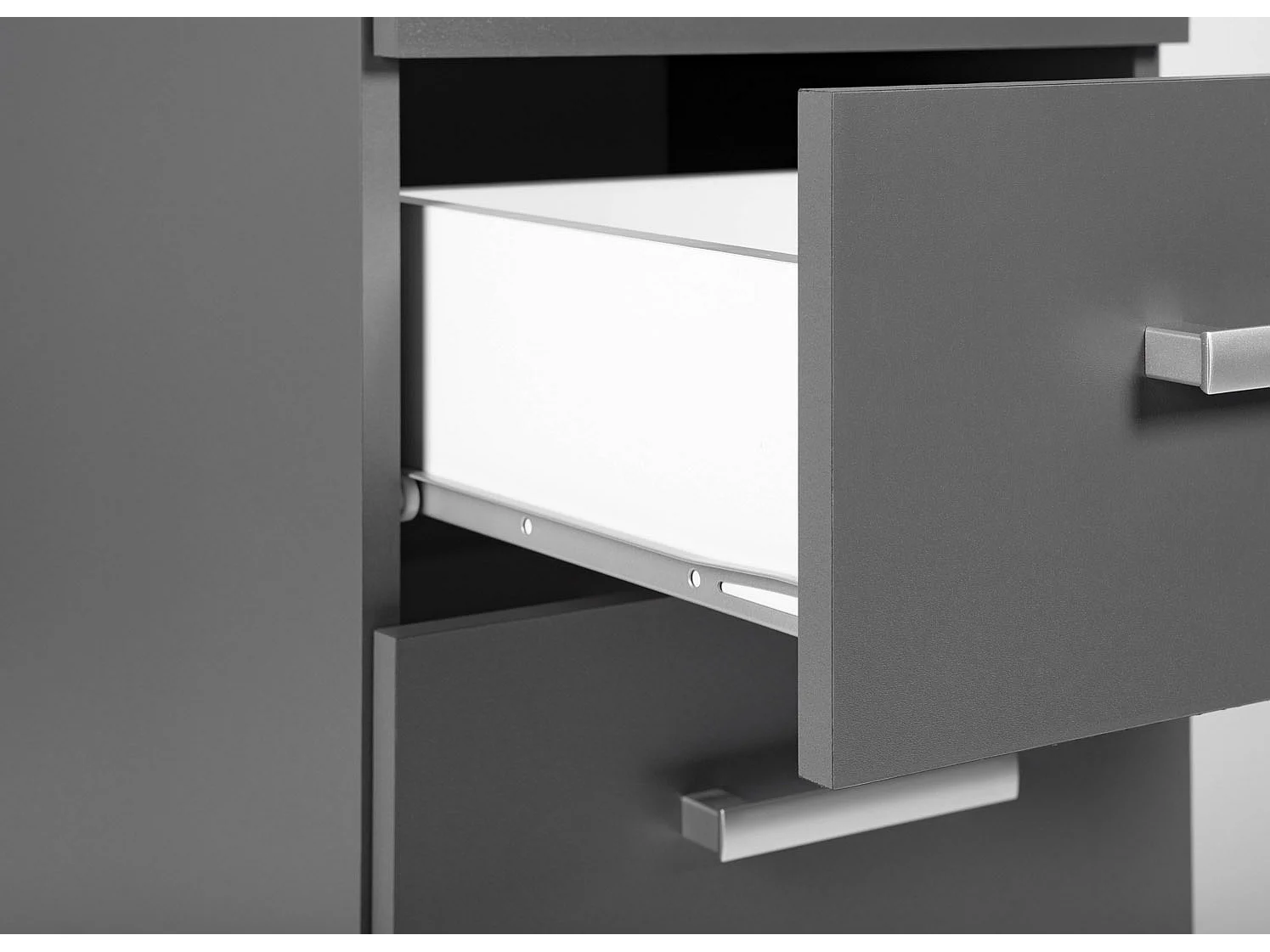 Reta grafietgrijs opbergmeubel met 4 lades 42 cm