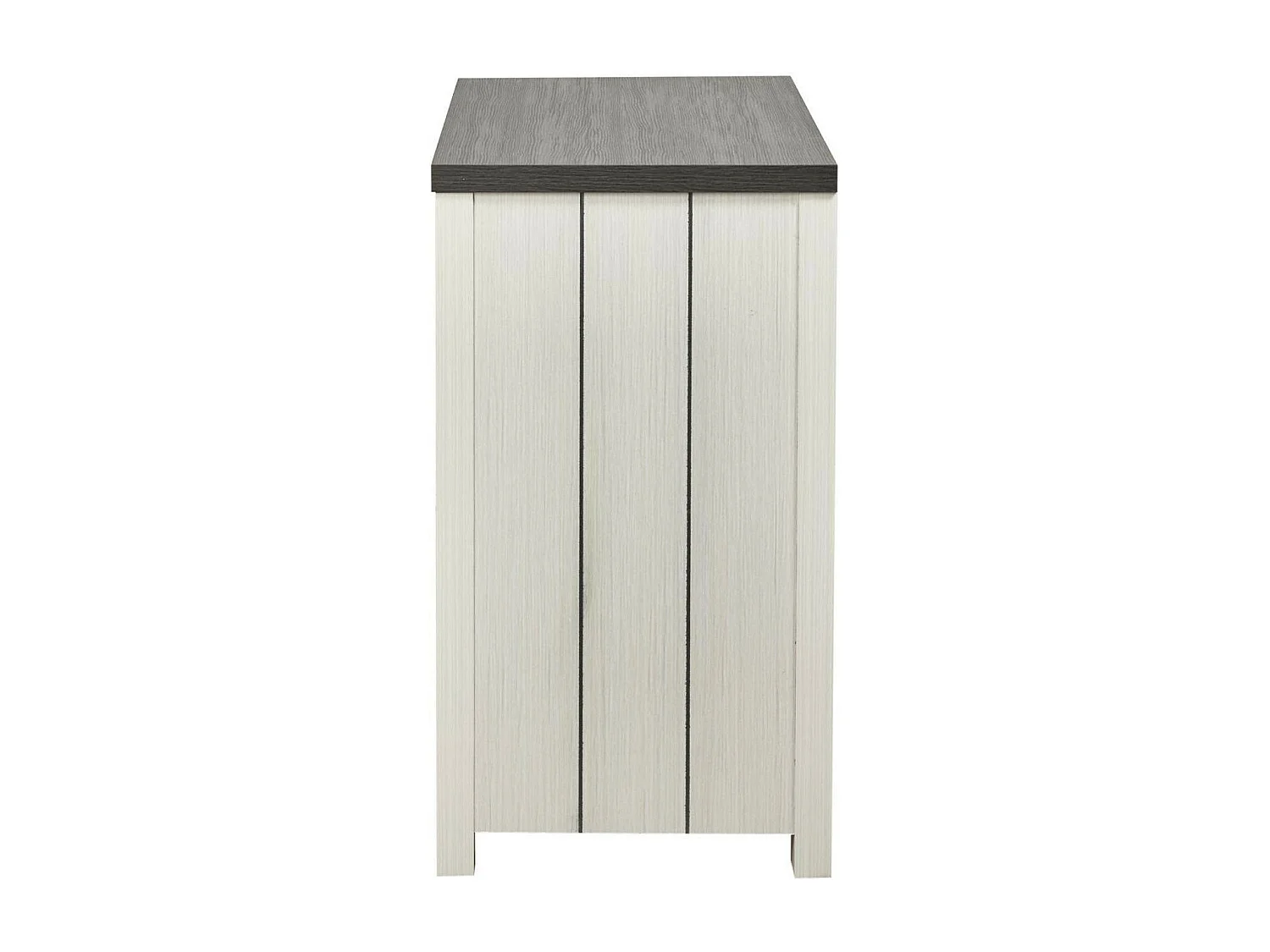 Commode 3 Tiroirs en Bois "Nadona" 86cm Blanc