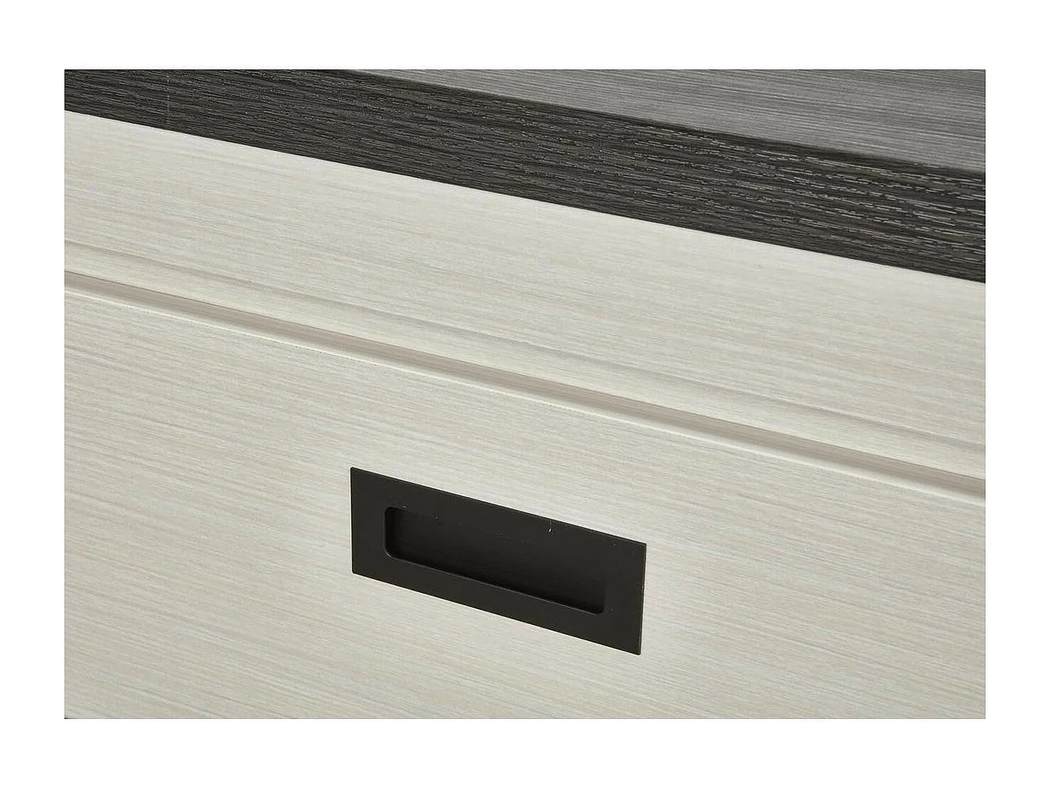 Commode 3 Tiroirs en Bois "Nadona" 86cm Blanc