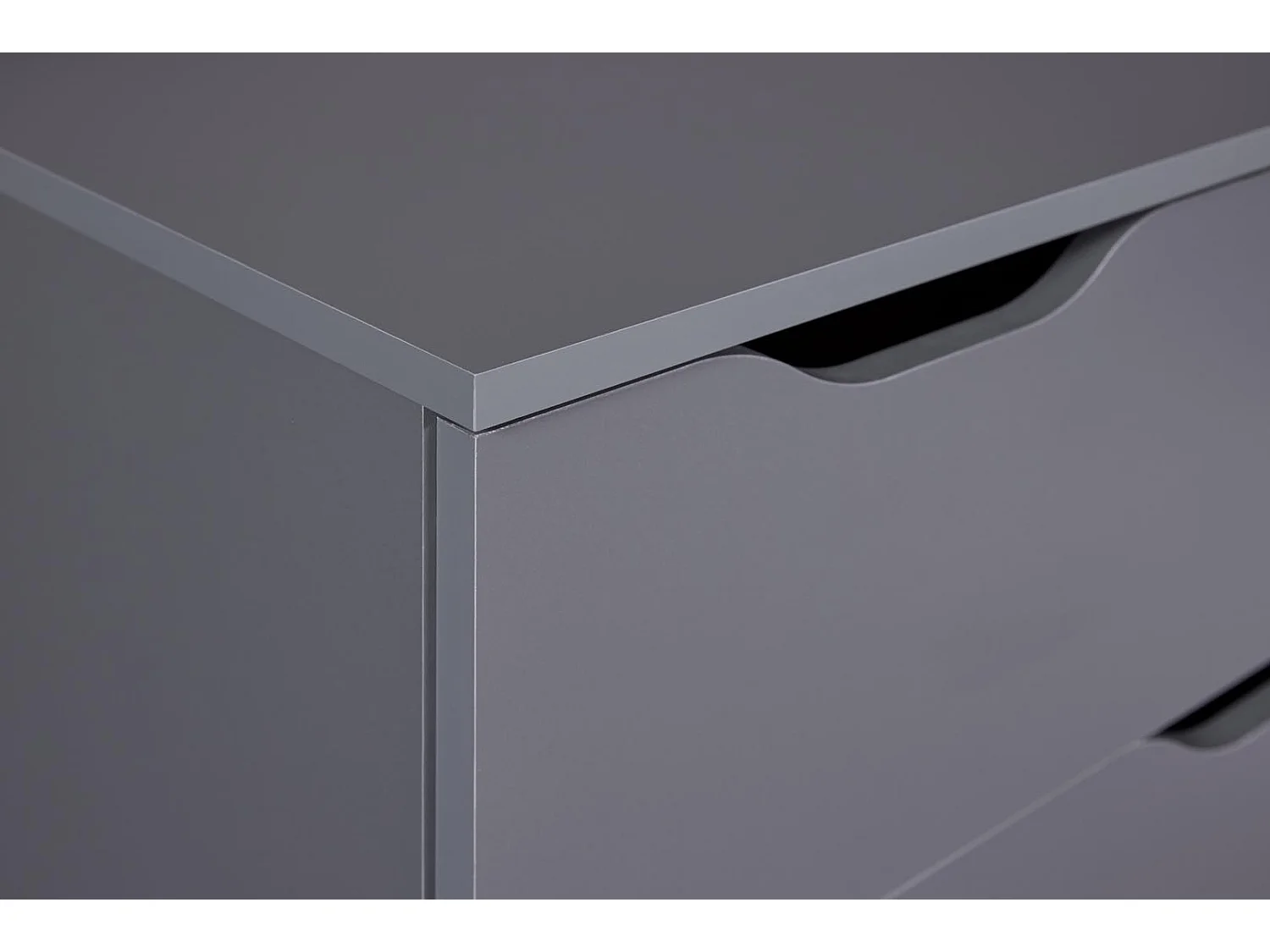 Silenzia kommode 2 kleine, 4 groot laden grijs.