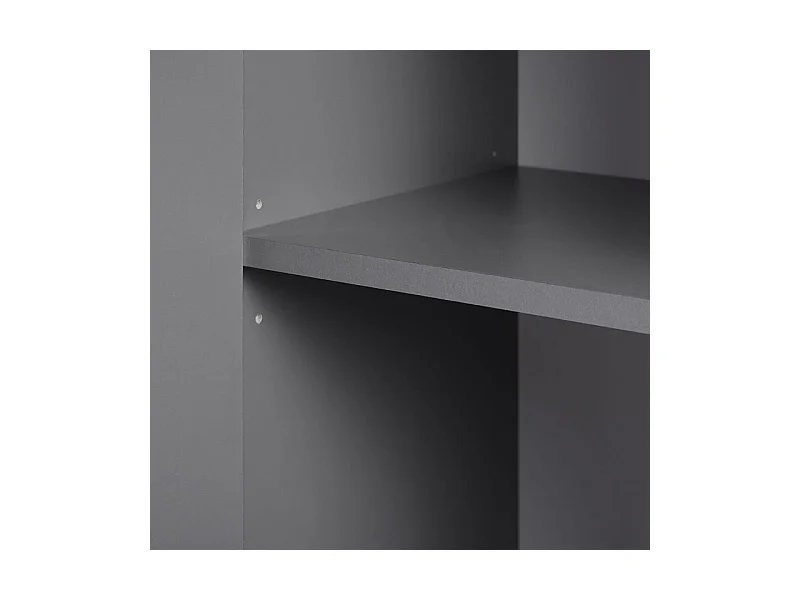 Elenzio Kommode 2 Türen, 4 Schubladen grau.