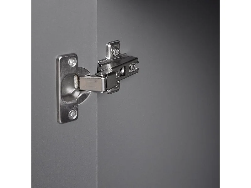 Commode 4 Tiroirs & 1 Porte Design "Azio" 119cm Gris