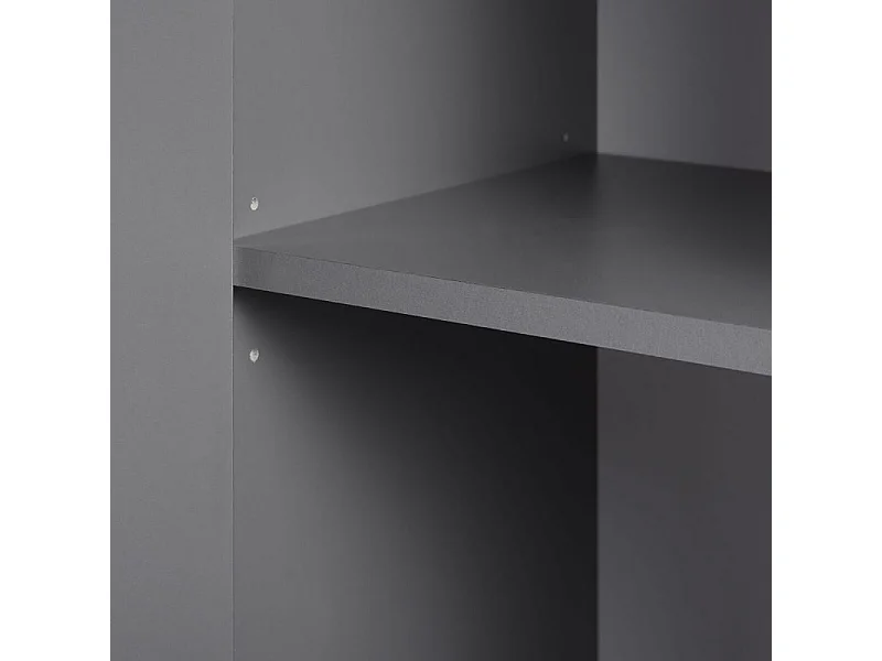 Commode 4 Tiroirs & 1 Porte Design "Azio" 119cm Gris