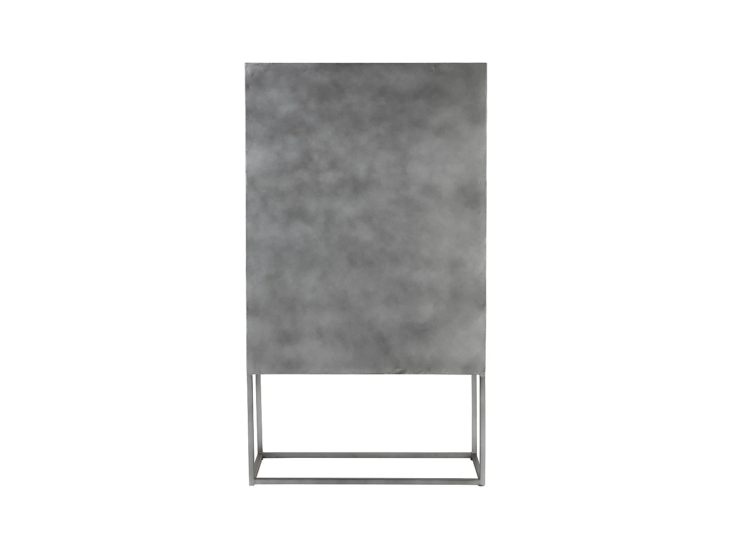 Sanil donker massief hout 2-deurs barkast L 90 cm