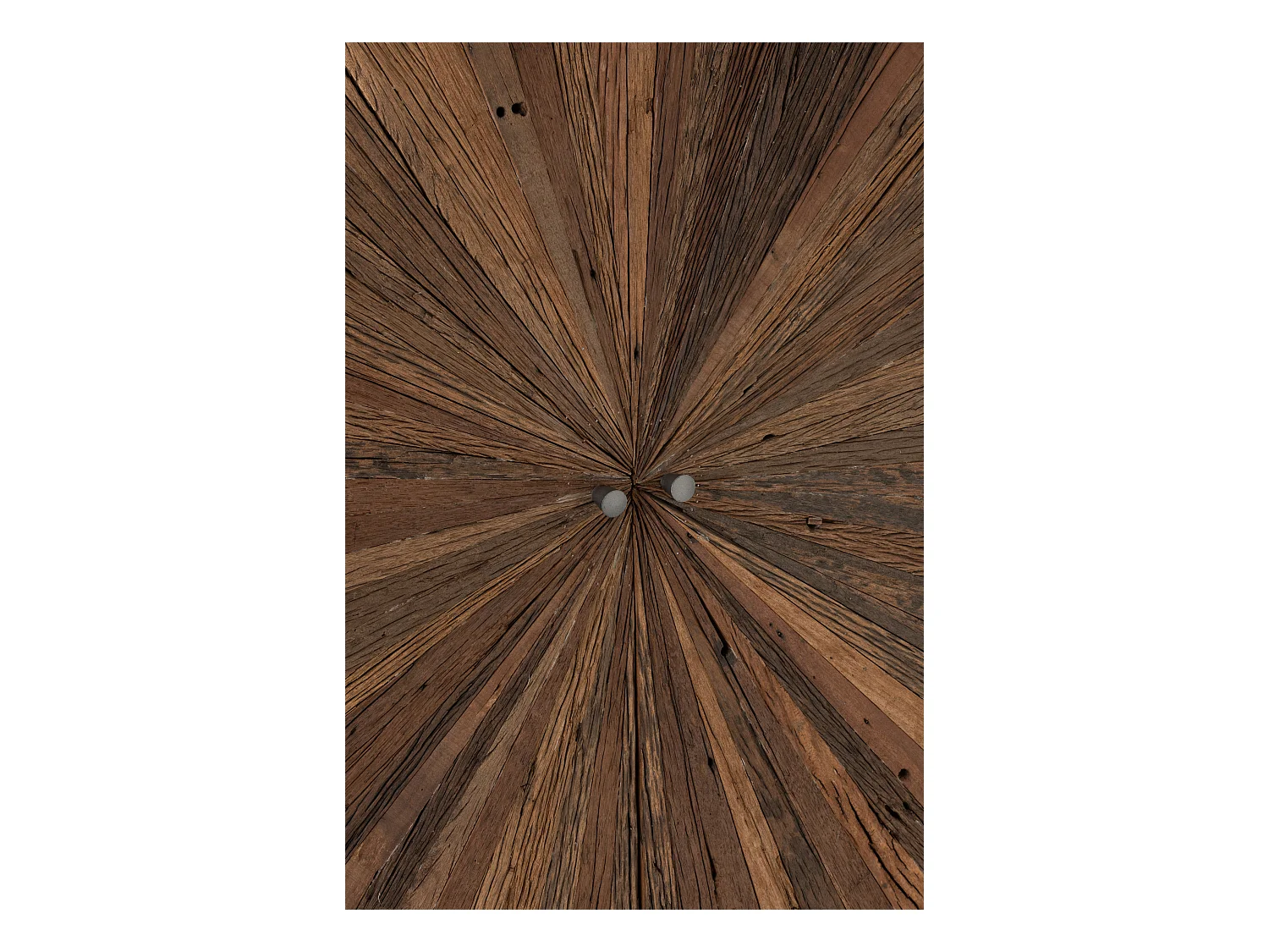 Sanil donker massief hout 2-deurs barkast L 90 cm