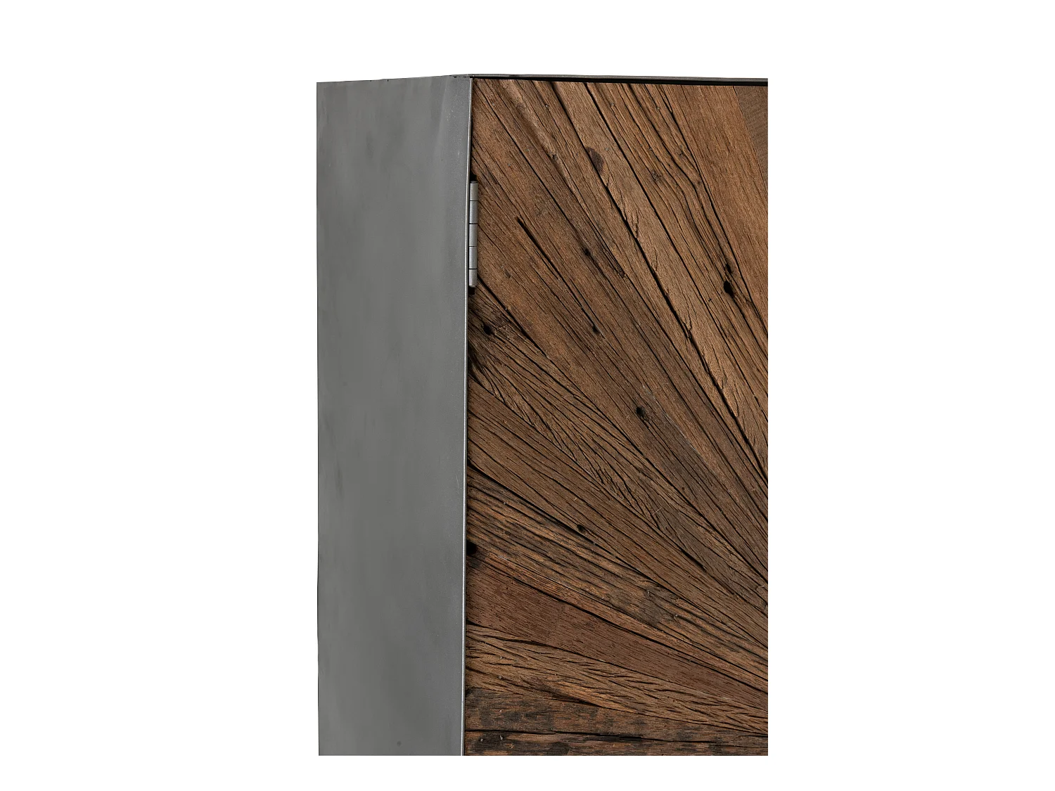 Sanil donker massief hout 2-deurs barkast L 90 cm