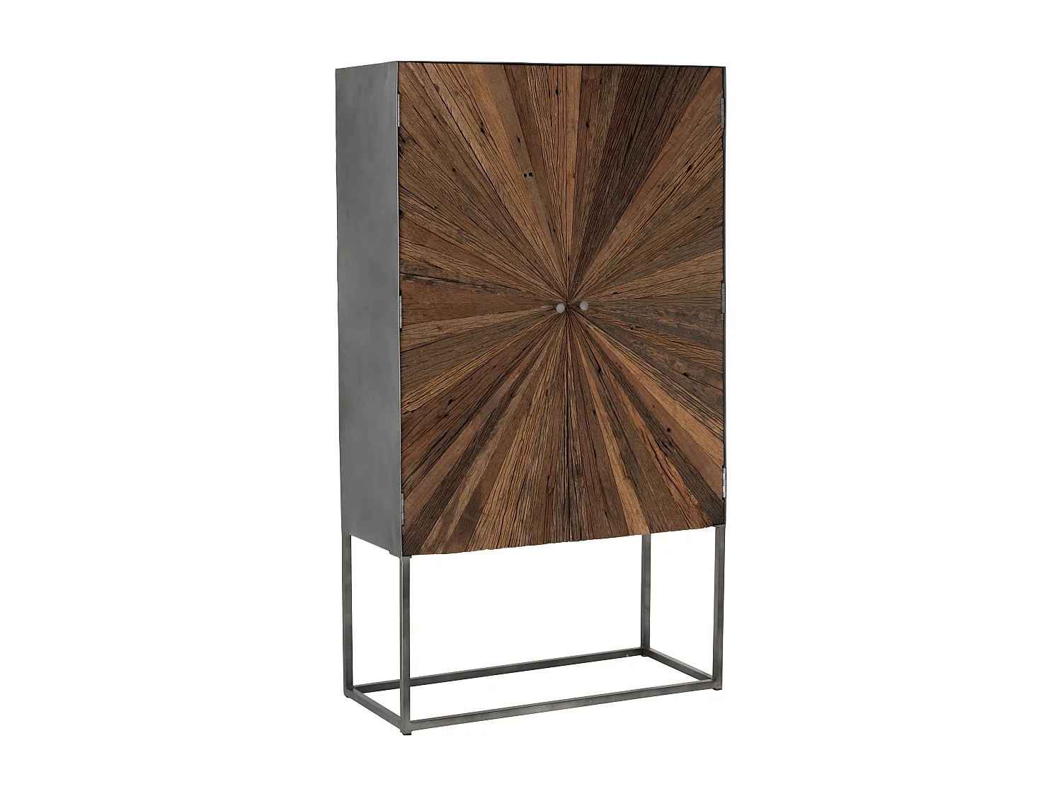 Commode 2 Portes en Bois "Shanil" 160cm Marron