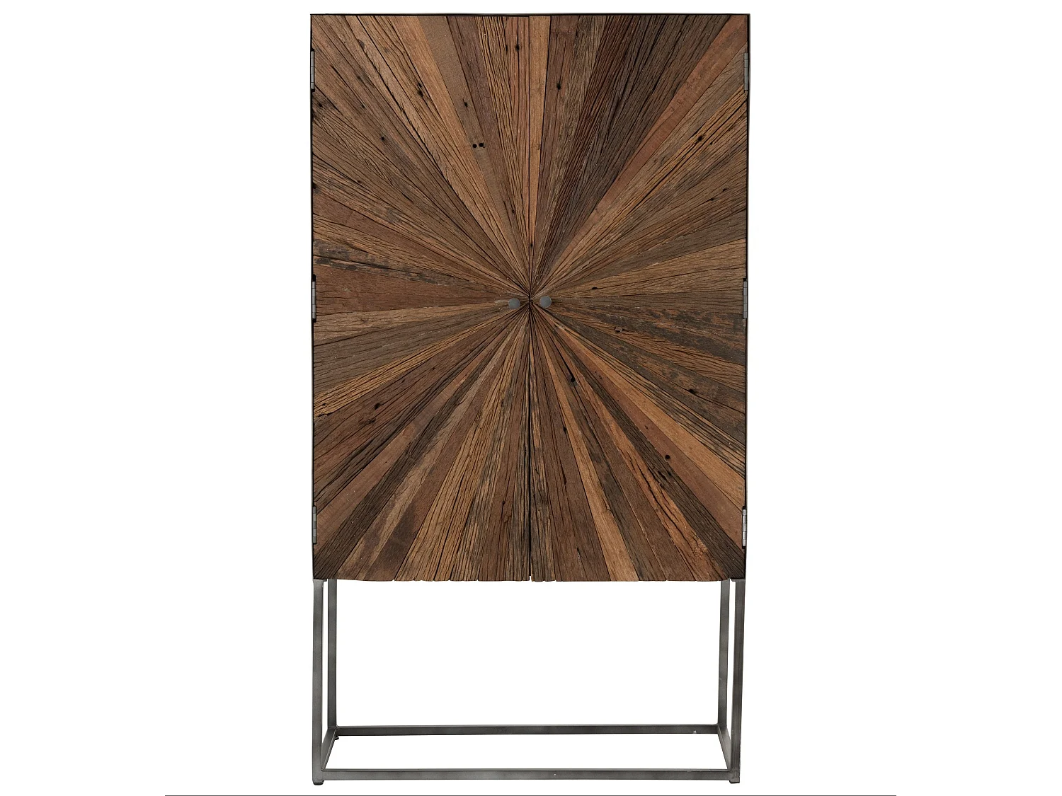 Commode 2 Portes en Bois "Shanil" 160cm Marron