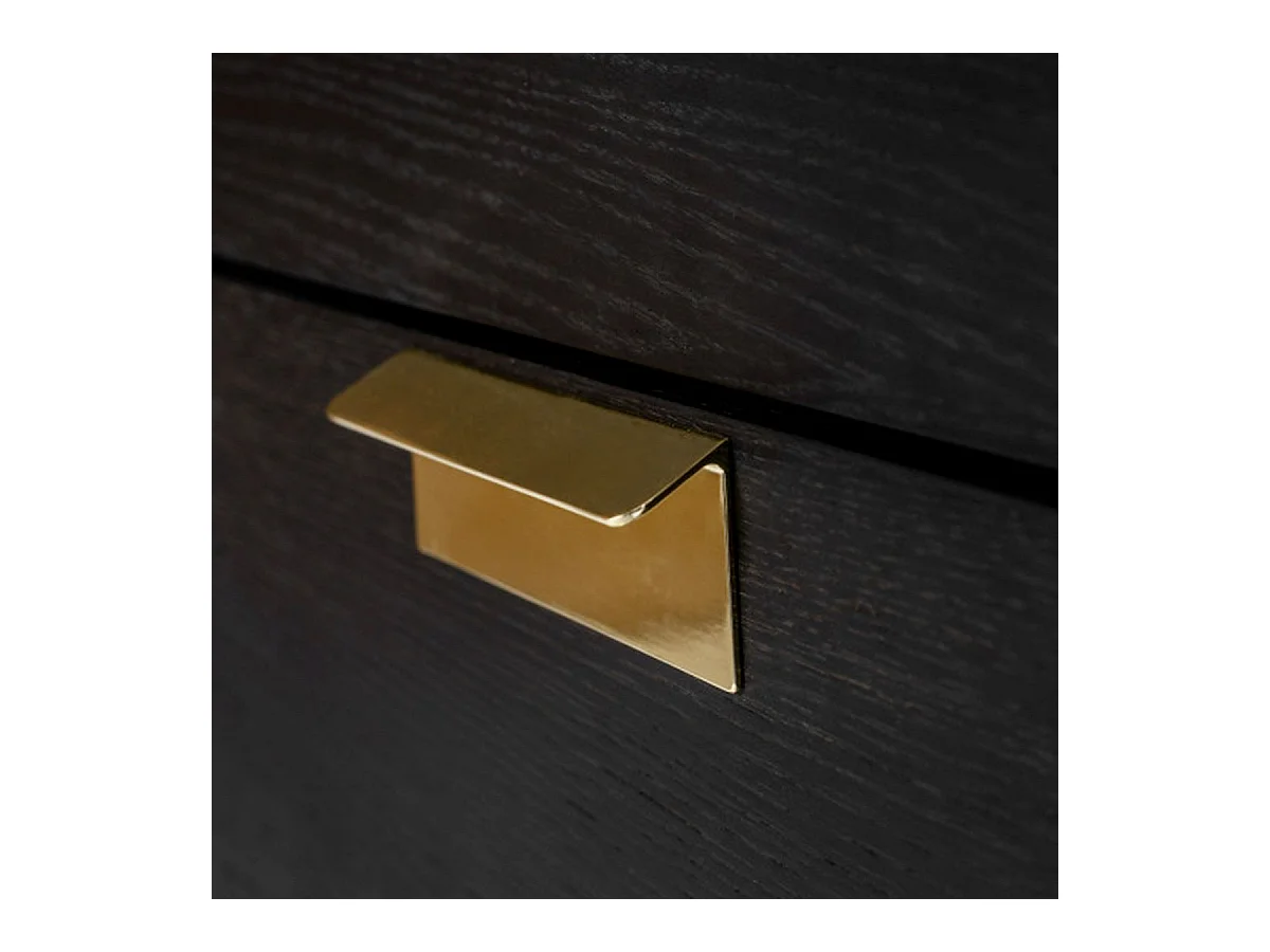 Commode Design 3 Tiroirs "Pimlico" 91cm Charbon