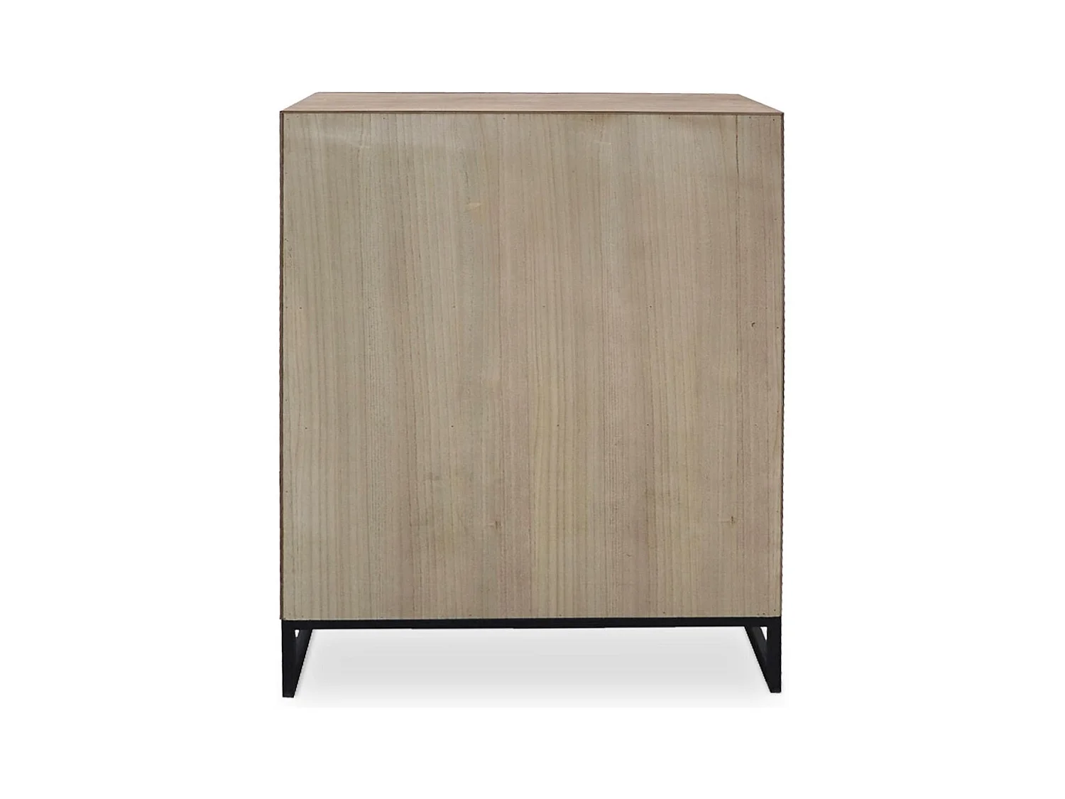 Commode 5 Tiroirs Design "Bolta" 115cm Naturel