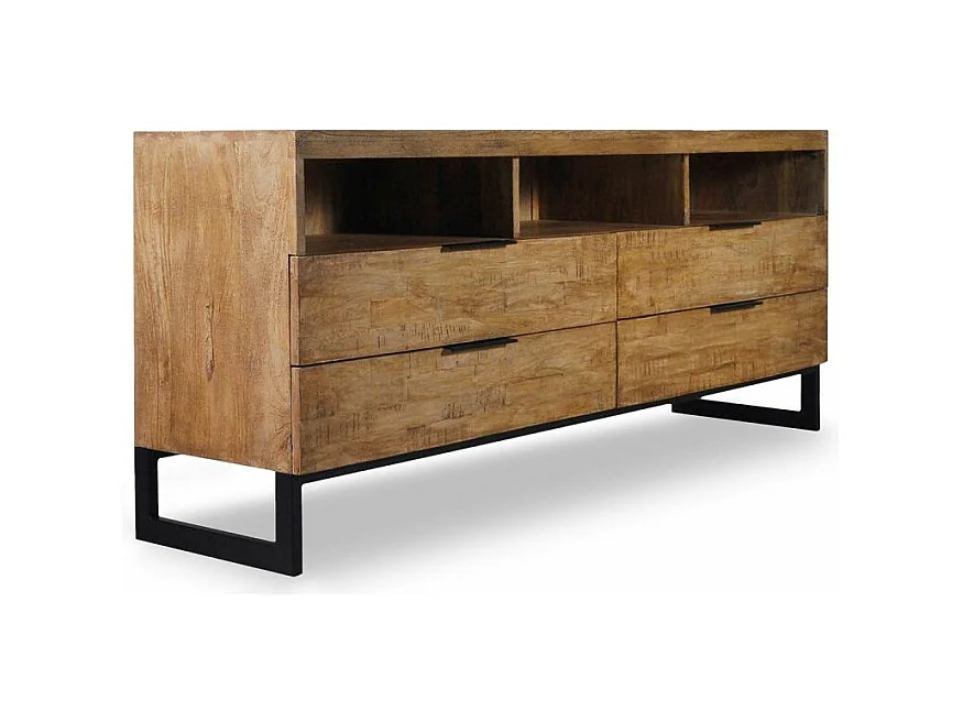 Meuble TV Design Design "Bolta" 150cm Naturel