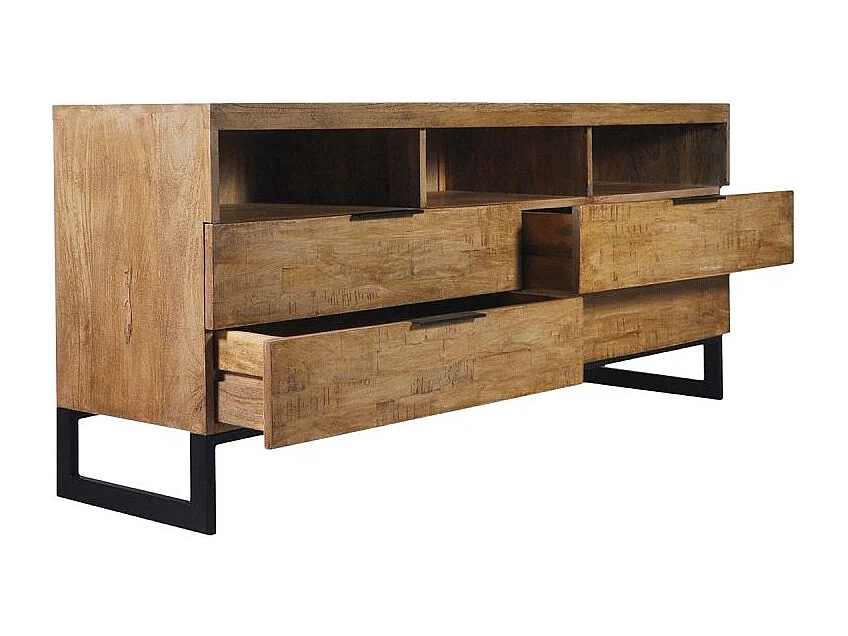 Meuble TV Design Design "Bolta" 150cm Naturel