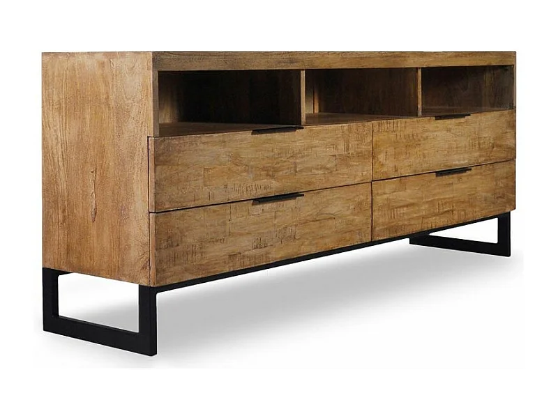 Meuble TV Design Design "Bolta" 150cm Naturel