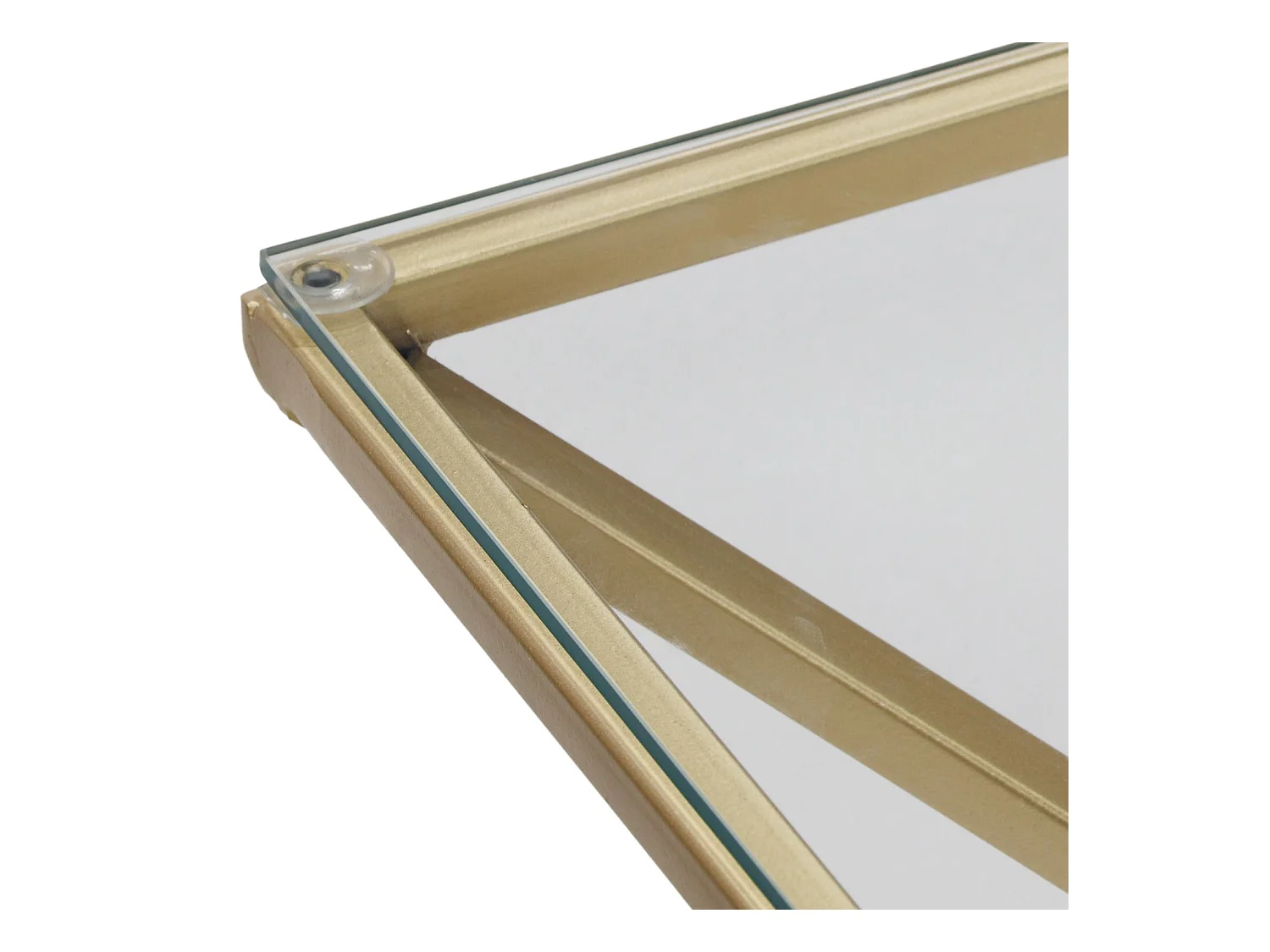 Table Basse Gigogne Design "Yvonne" 89cm Or