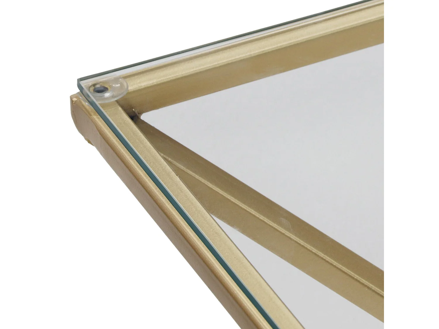 Table Basse Gigogne Design "Yvonne" 89cm Or