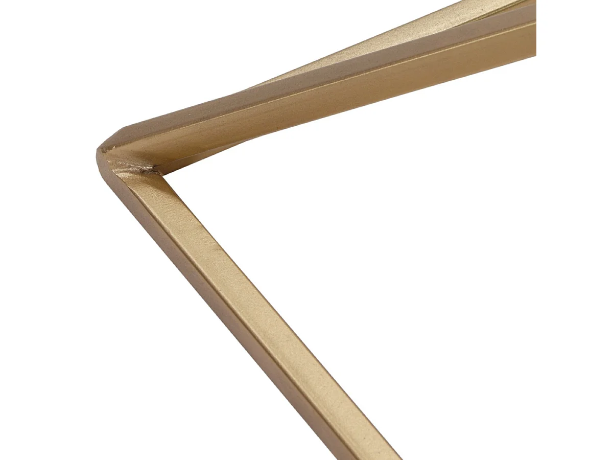 Table Basse Gigogne Design "Yvonne" 89cm Or