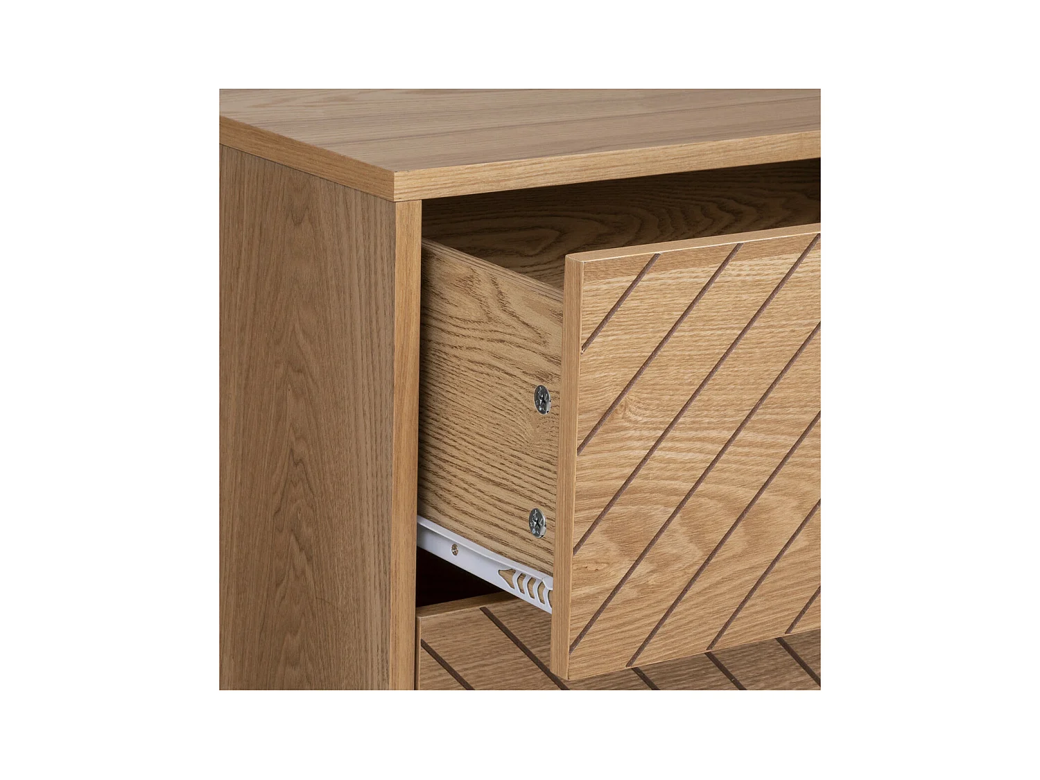 Chiffonnier 4 Tiroirs Design "Naomi" 106cm Beige