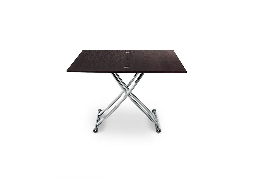 Tavolino alzabile Carrera in legno wengé