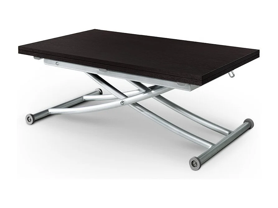 Table Basse Relevable "Higher" 57-114cm Bois Wenge