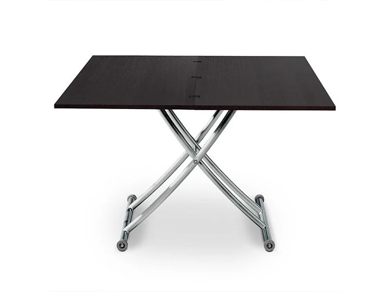 Table Basse Relevable "Higher" 57-114cm Bois Wenge