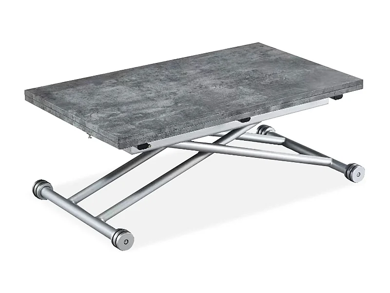 Table Basse Rectangulaire "Higher" 114cm Gris Foncé