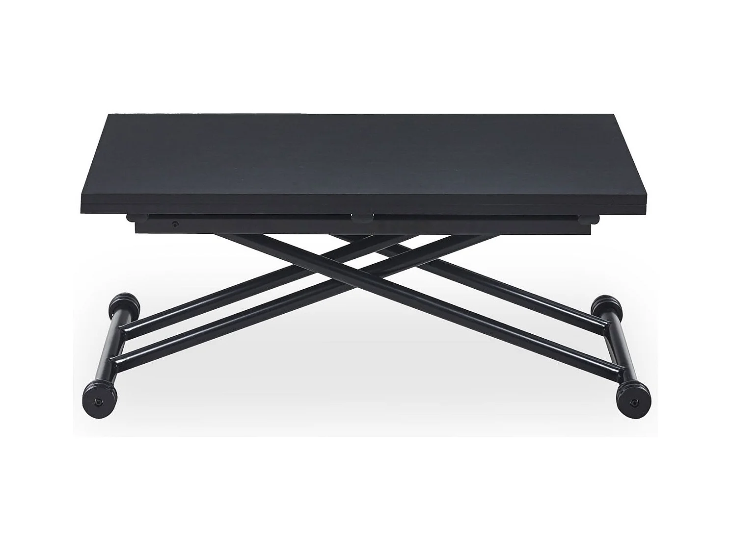 Table Basse Relevable "Higher" 57-114cm Noir Carbone