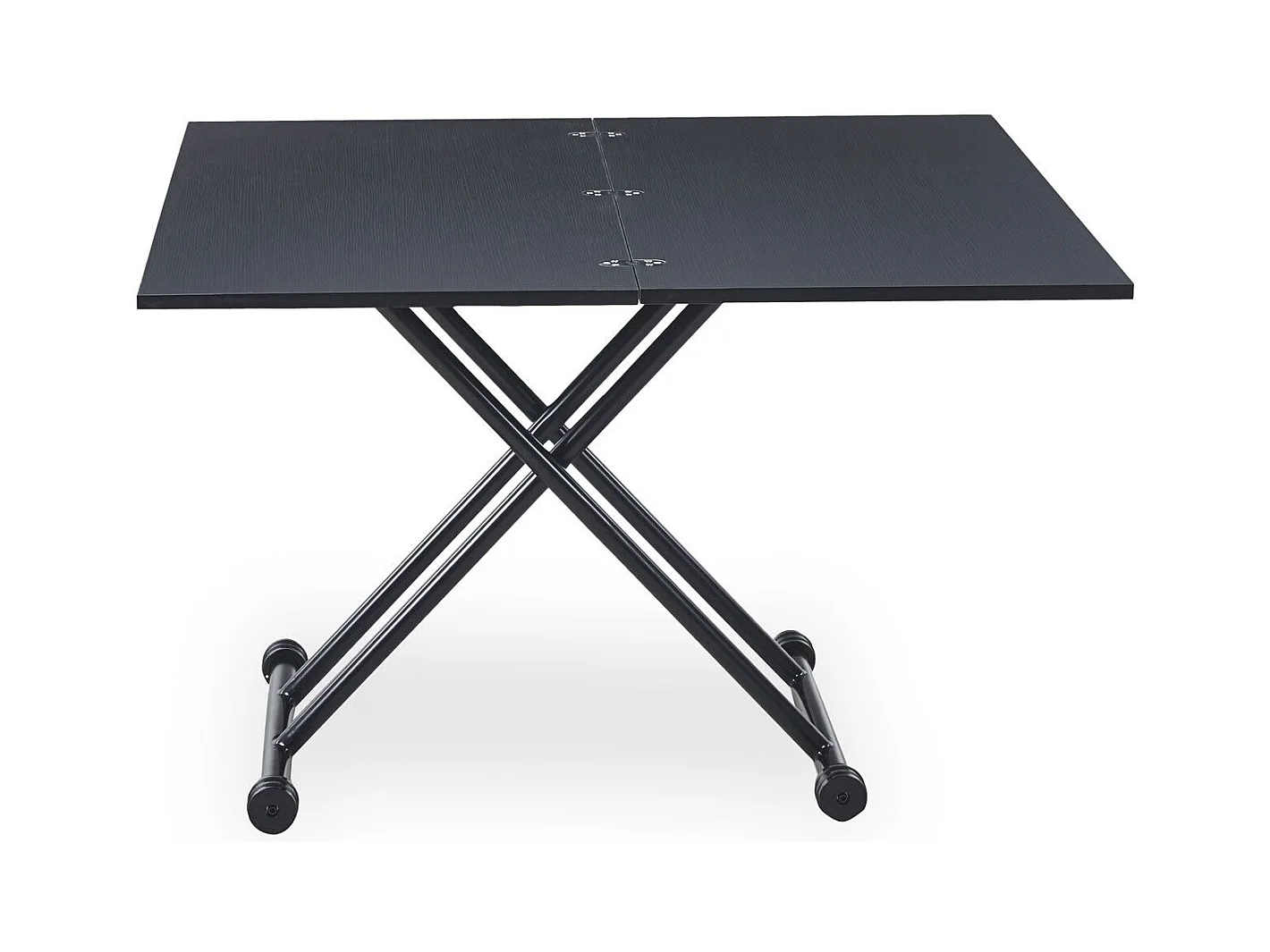 Table Basse Relevable "Higher" 57-114cm Noir Carbone