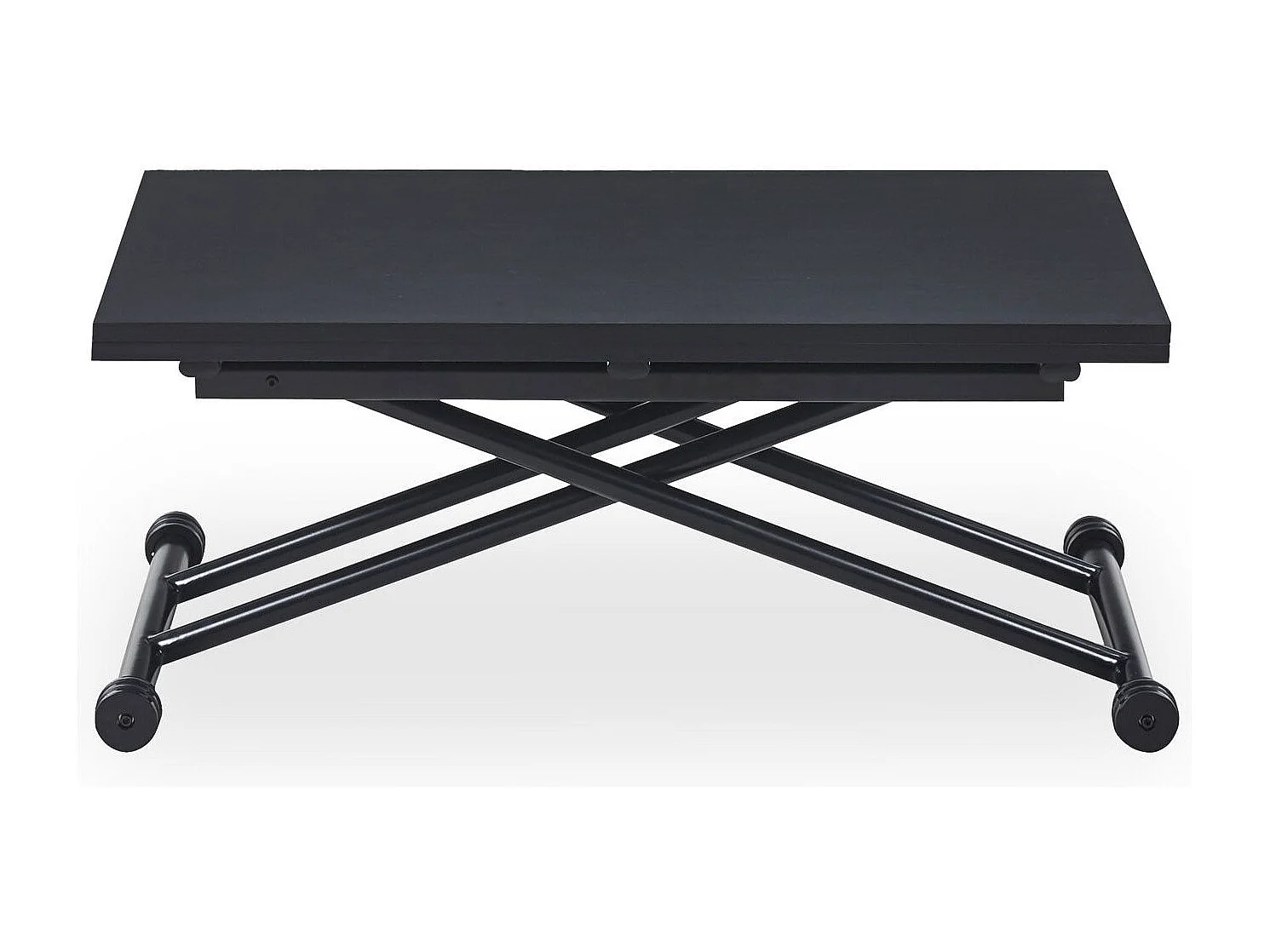 Table Basse Relevable "Higher" 57-114cm Noir Carbone