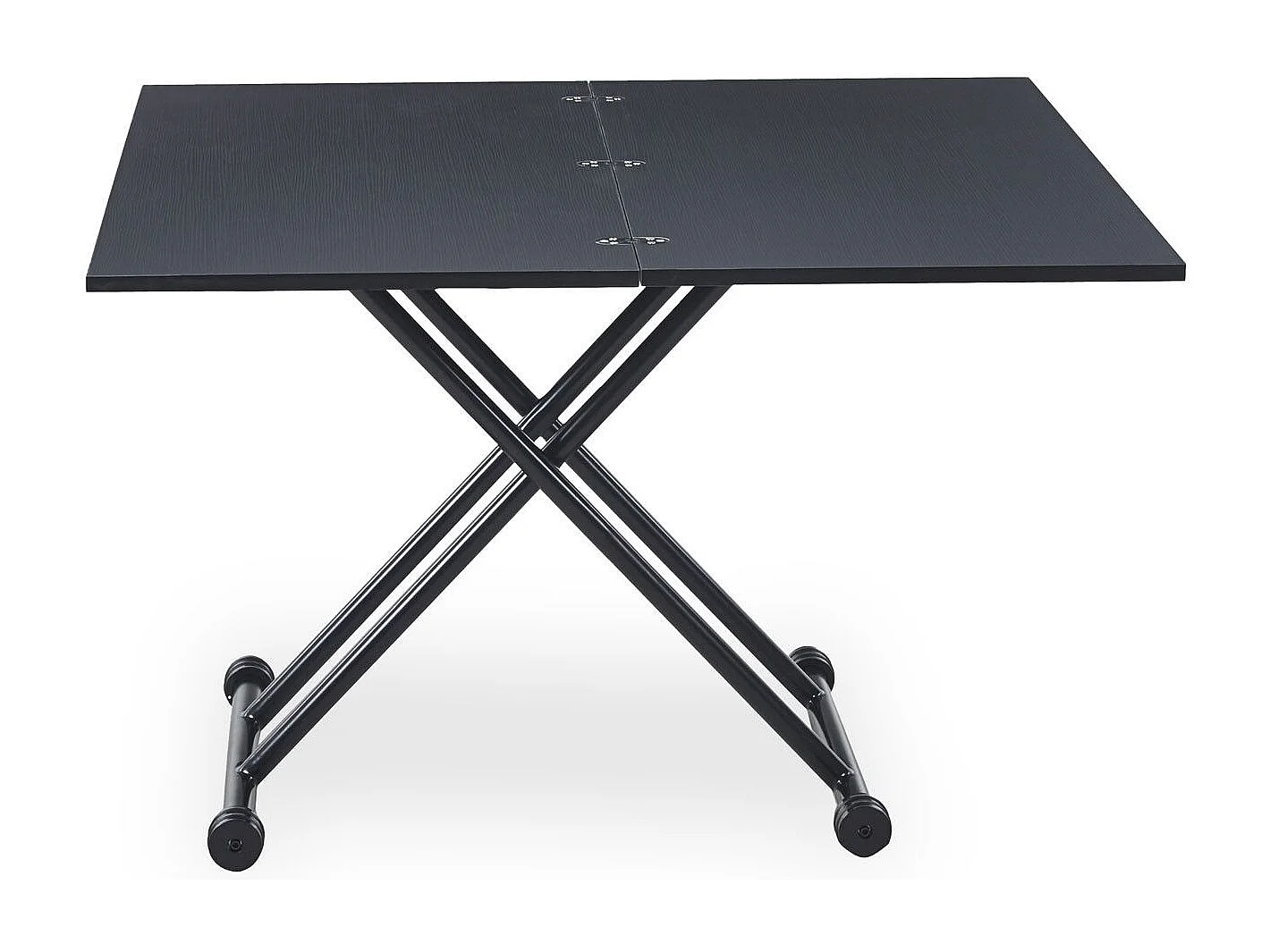 Table Basse Relevable "Higher" 57-114cm Noir Carbone