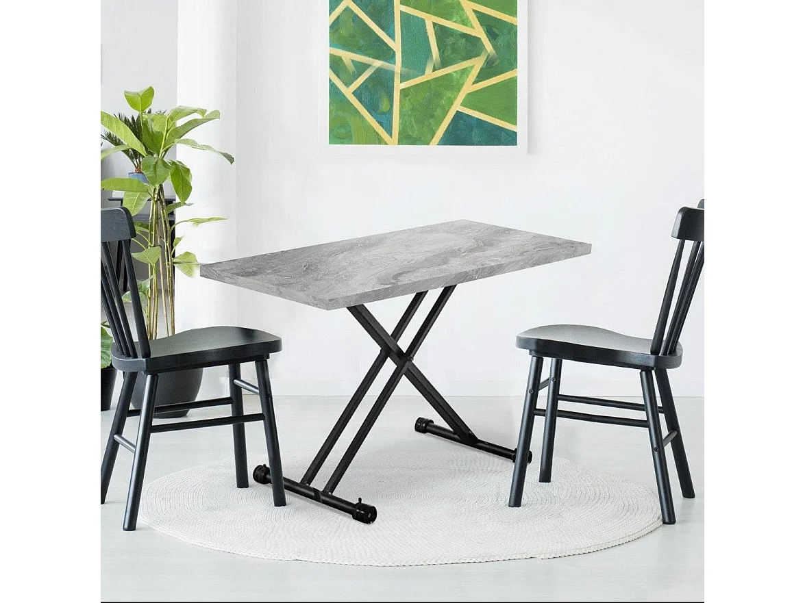 Table Basse Relevable "Becca" 120cm Gris