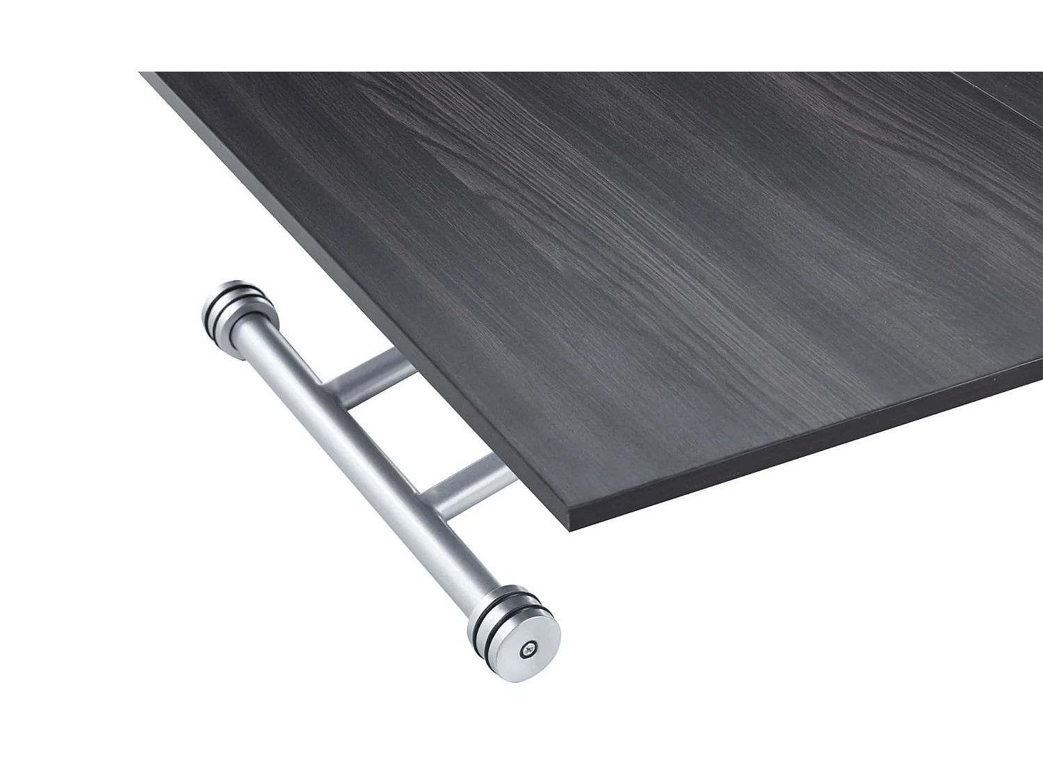 Table Basse Relevable "Higher" 57-114cm Bois Vintage