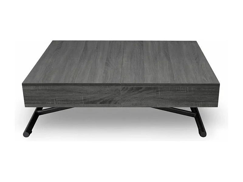 Table Basse Relevable "Lift" 120-190cm Gris