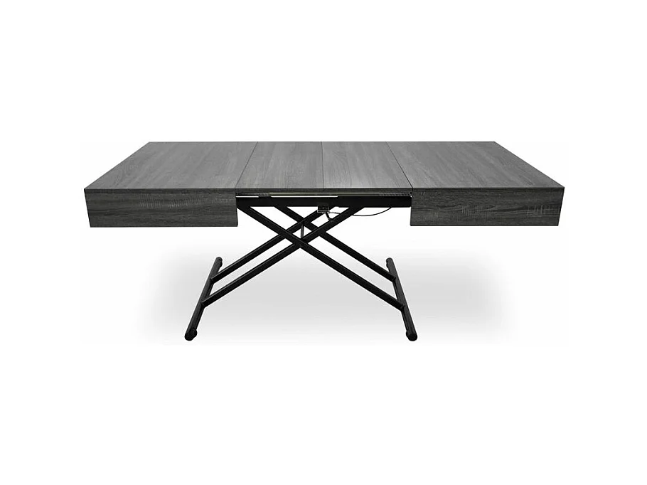 Table Basse Relevable "Lift" 120-190cm Gris