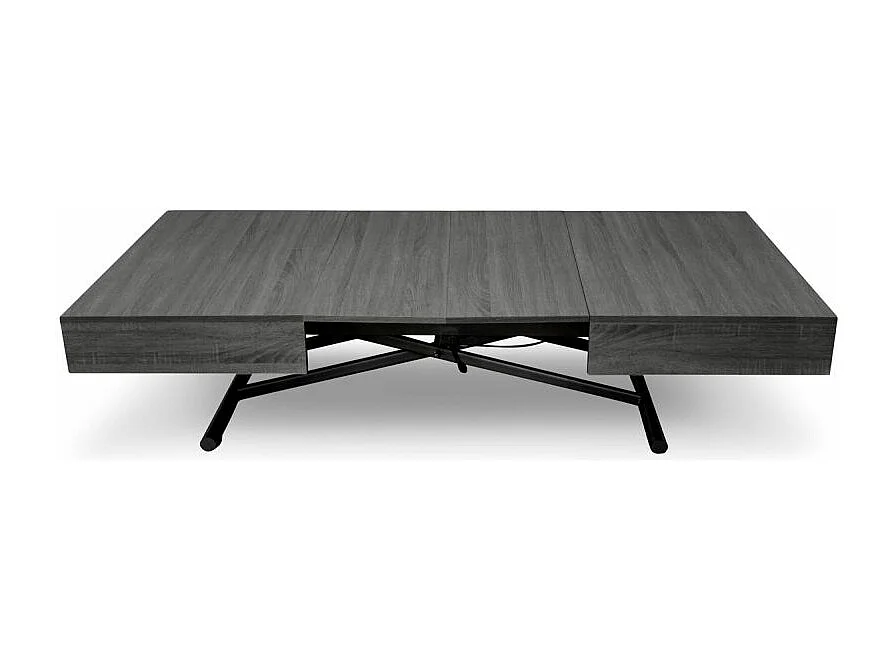 Table Basse Relevable "Lift" 120-190cm Gris