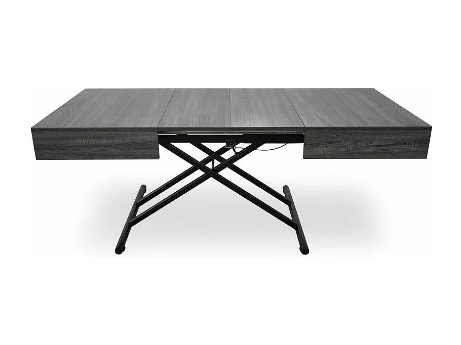 Table Basse Relevable "Lift" 120-190cm Gris